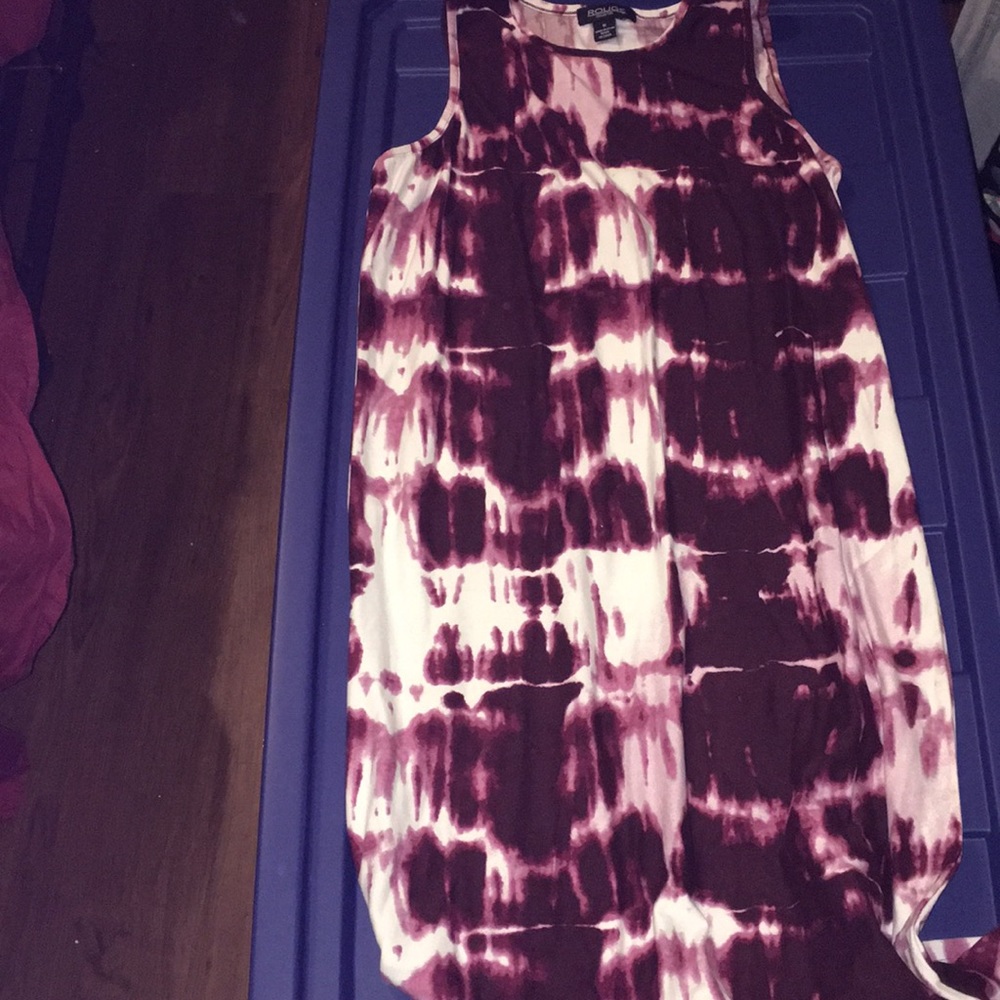 Tie dye print dress